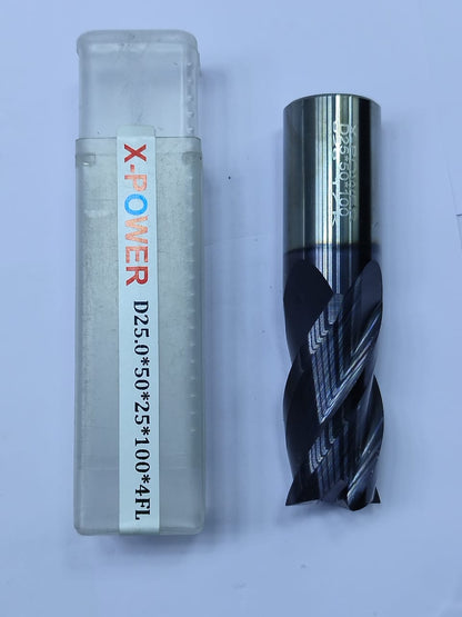 Endmill 4F HRC 45 ( size 1-25 )