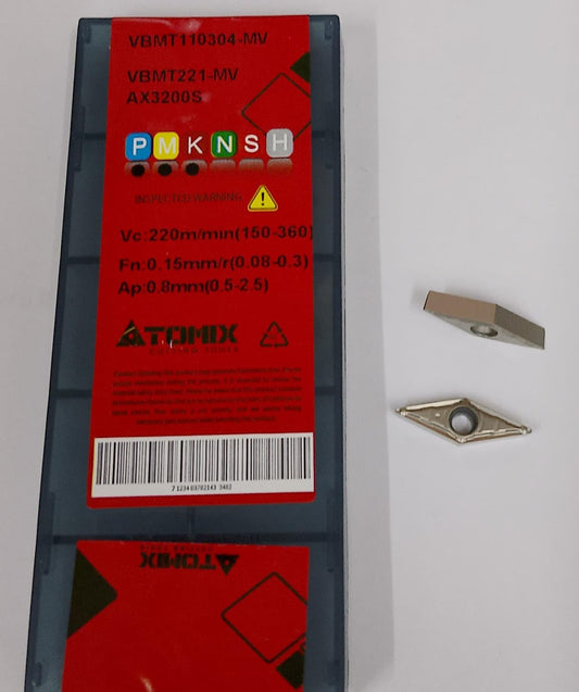 VBMT110304 Turning Insert — Atomix — Midland Tools India