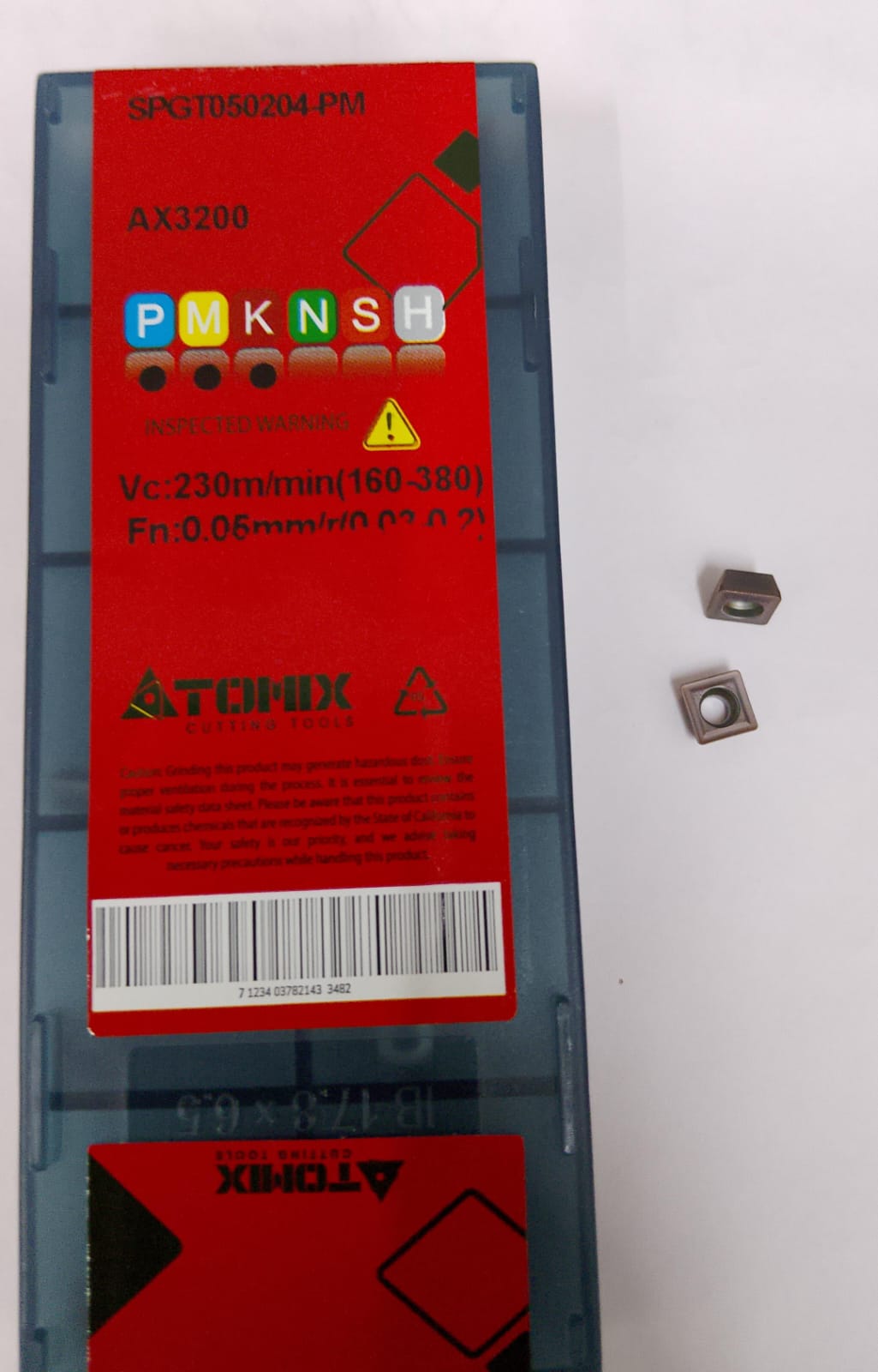 SPGT050204-PM Drilling Insert — Atomix — Midland Tools India