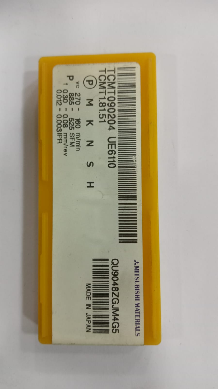 TCMT090204 UE6110 TURNING INSERT (MITSUBISHI) — Midland Tools India