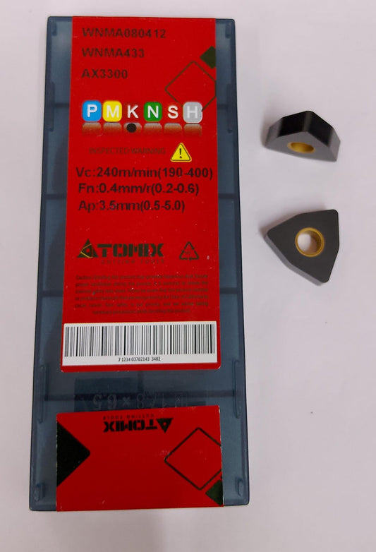 WNMA 080412 AX3300 Turning Insert Atomix For Cast Iron