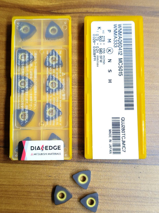 WNMA060412 MC5015 TURNING INSERT (MITSUBISHI)