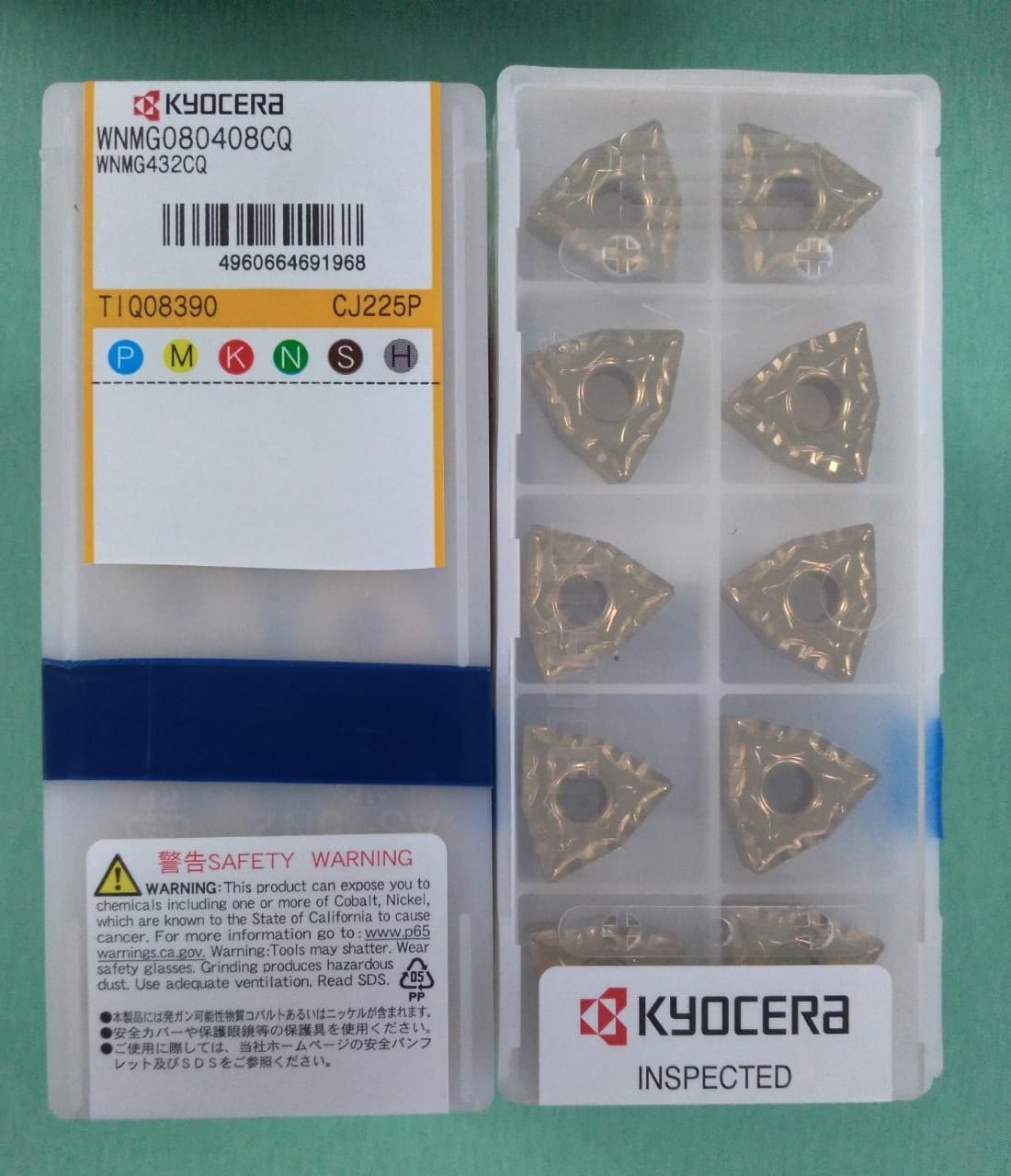 WNMG 0804 CQ-CJ225 TURNING INSERT (KYOCERA) — Midland Tools India