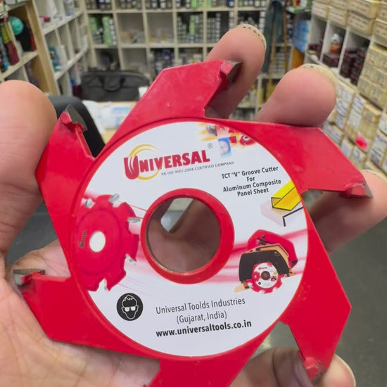 midland-media-9113d9db7c0e4978f6146b18-video | Universal TCT V-Groove Cutter 100 mm for ACP – CM-4 product video