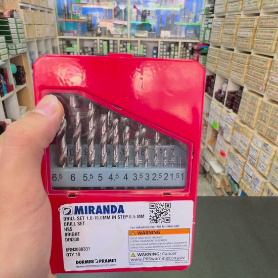 midland-media-f81b12f317275d23005d0f3d-video | Miranda HSS Drill Set — Regular (13, 19 or 25 Pieces) product video
