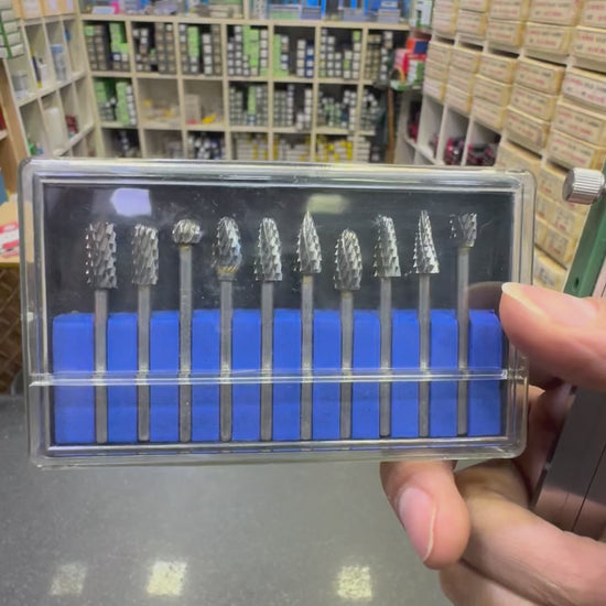 midland-media-a72161d7681682c3b6425c0a-video | 10-Piece Carbide Burr Cutter Set – 6 mm Head × 3 mm Shank product video
