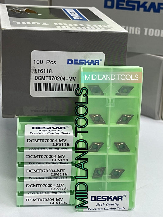 DCMT070204 MV LF6118 TURNING INSERT (DESKAR)