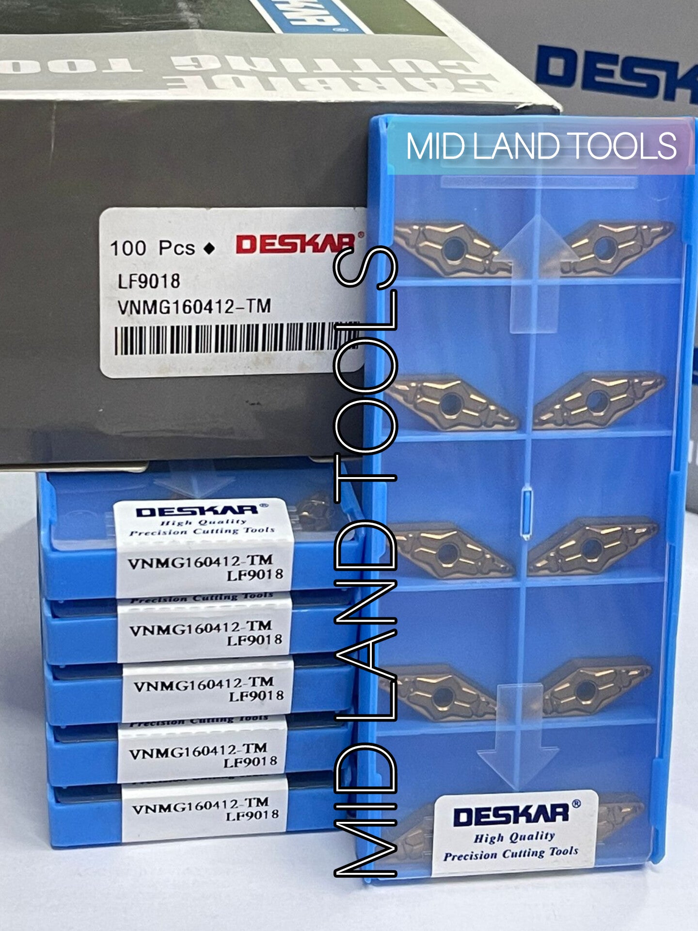 VNMG160404/08/12 TM LF9018 TURNING INSERT (DESKAR) — Midland Tools India