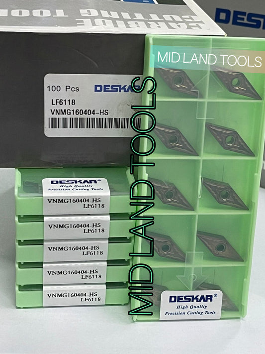 VNMG160404 HS/MS LF6118 TURNING INSERT (DESKAR)
