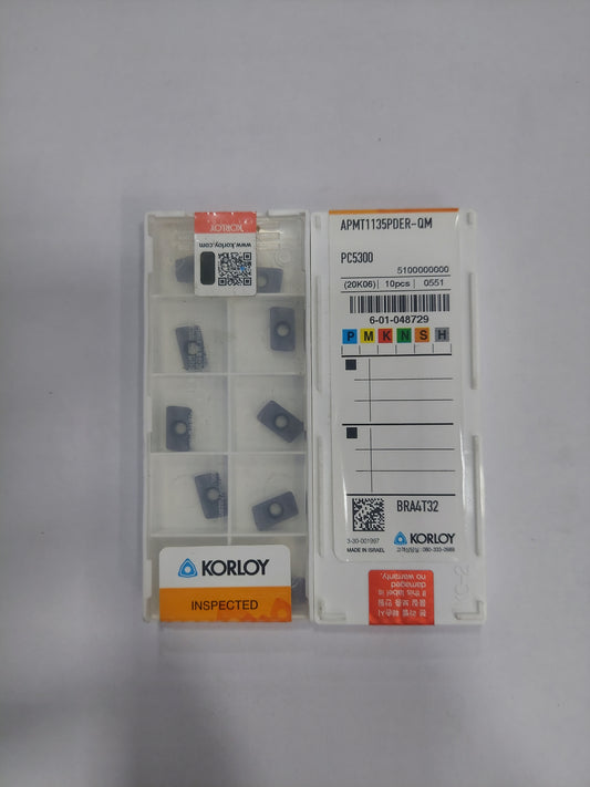 Milling Insert Korloy APMT — Midland Tools India
