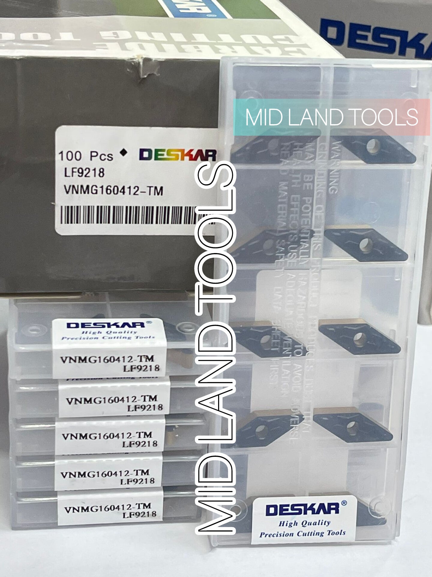 VNMG160404/08/12 TM LF9218 TURNING INSERT (DESKAR) — Midland Tools India