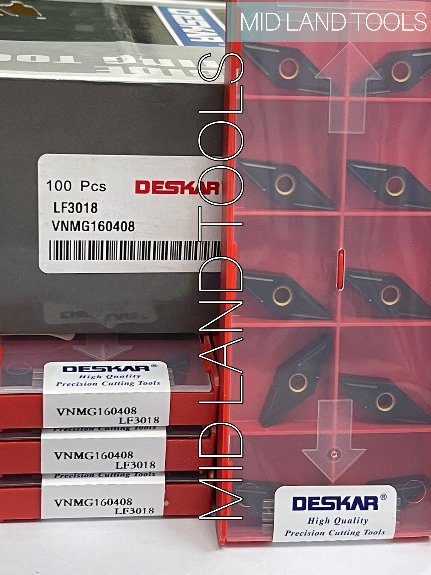 VNMG160408 LF3018 TURNING INSERT (DESKAR) — Midland Tools India