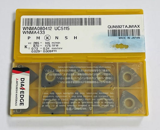WNMA080412 UC5115 TURNING INSERT (MITSUBISHI)