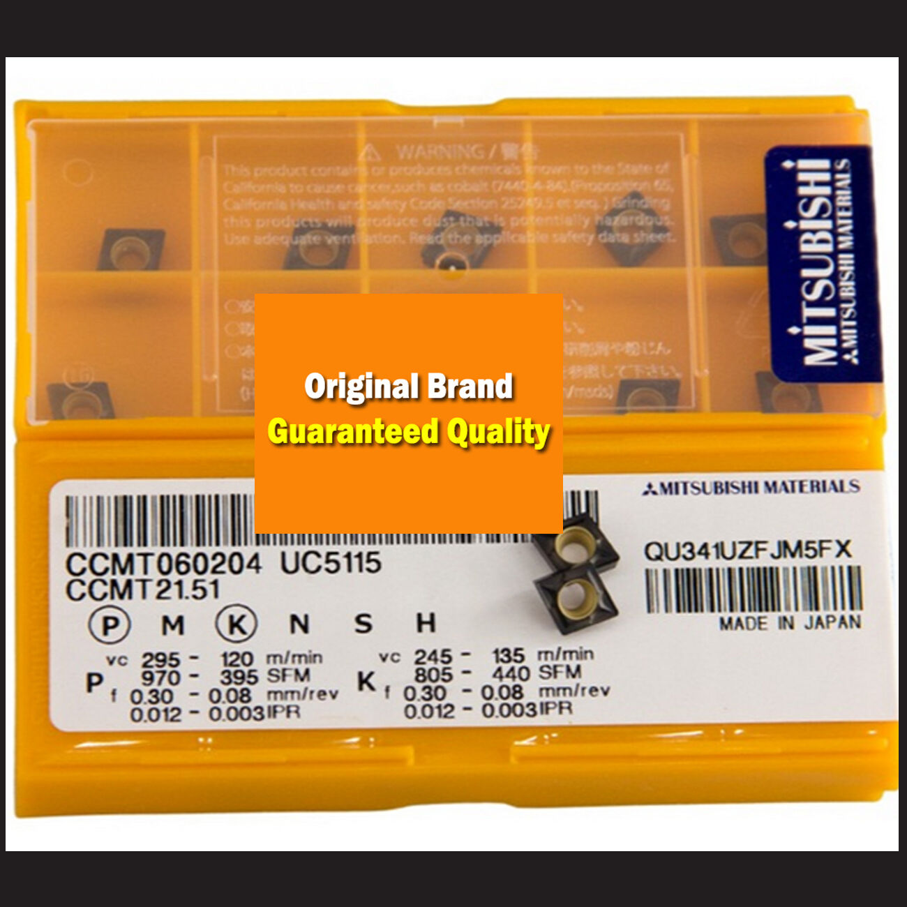 CCMT060204/08 UC5115 TURNING INSERT (MITSUBISHI) — Midland Tools India