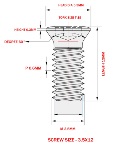 Star Screw for insert ( 100 pack )