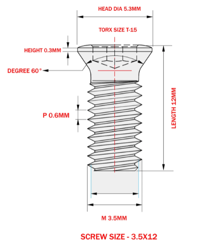 Star Screw for insert ( 10 pack )